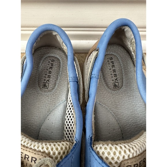 NIB Sperry Top-Sider Bluefish Blue/White Open Boat Shoes Womens Sz 11 M - Picture 5 of 7